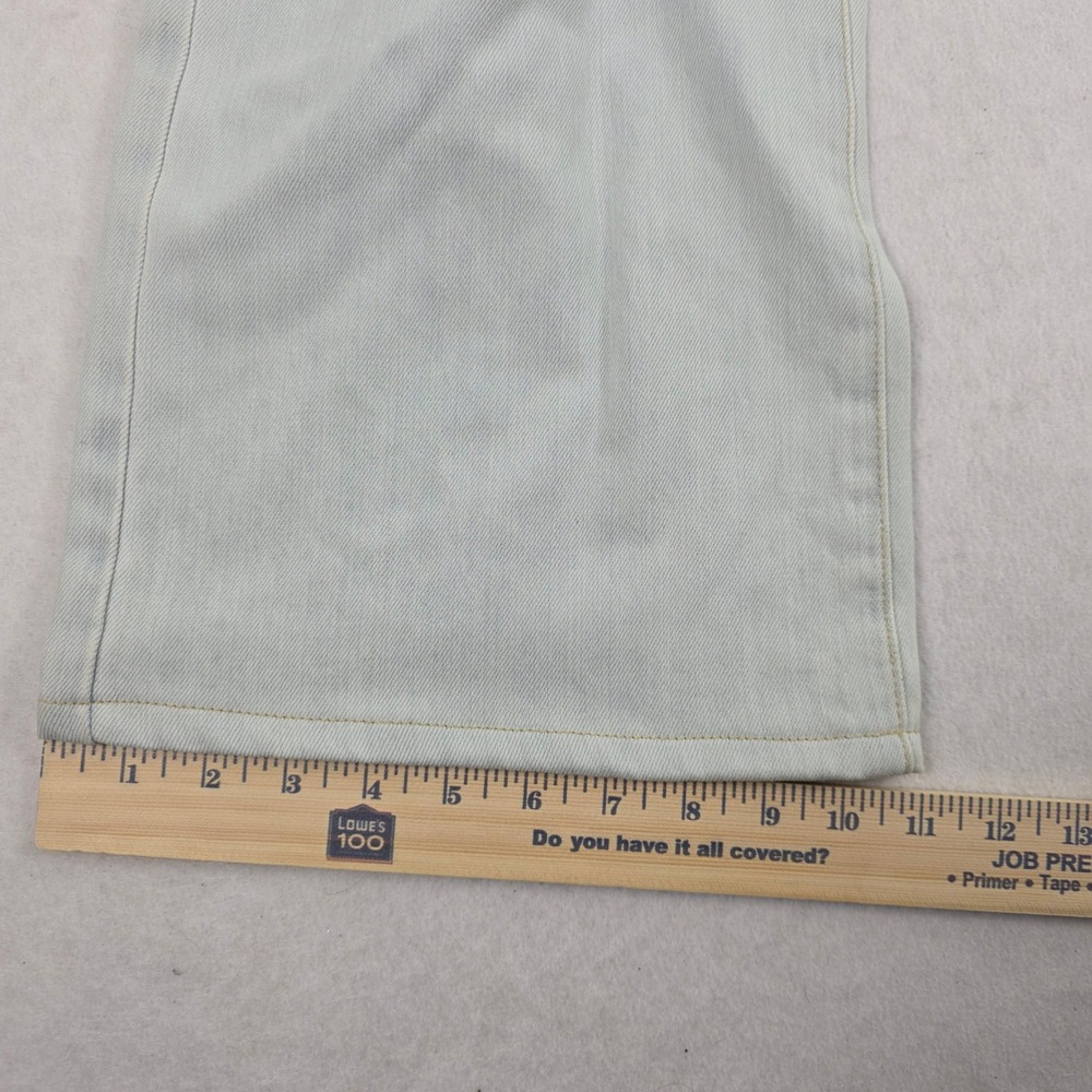 KanCan Womens Light Wash Distressed High Rise Wide Leg Jeans Size 13/30 0171 - Picture 9 of 11